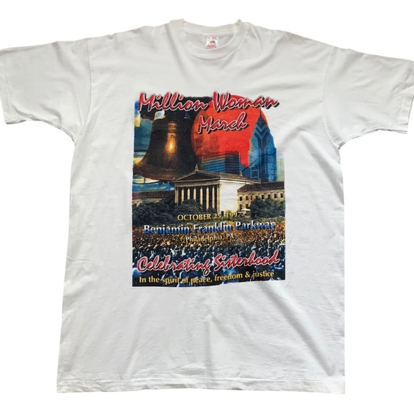 Vintage Million Woman March T Shirt (Size XXL) NWOT - Picture 1 of 3